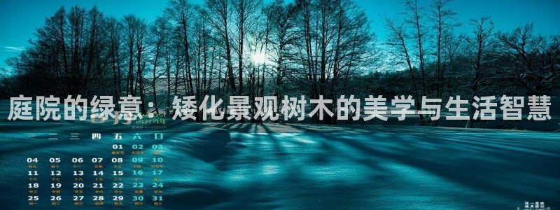 新宝gg—登录：庭院的绿意：矮化景观树木的美学与生活智慧